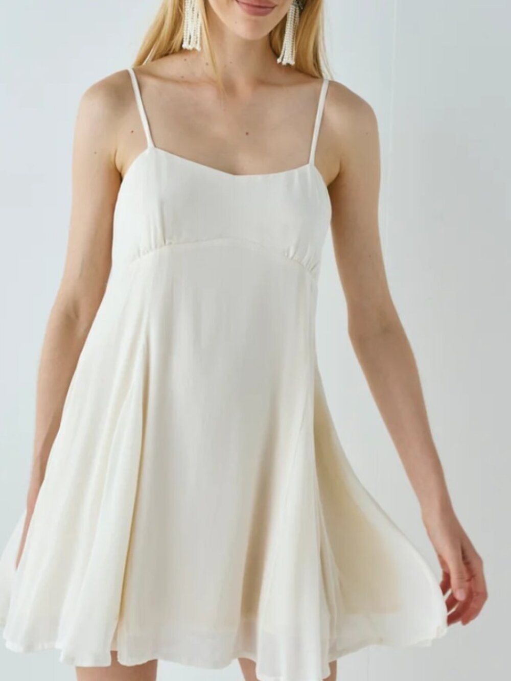 VRG Laina Mini Dress Cream